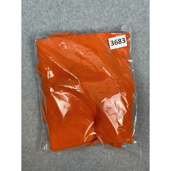 Abercrombie & Fitch Muscle Polo Shirt Youth L‎ Orange Short Sleeve Preppy - Picture 9 of 9